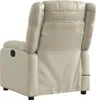 vidaXL Massagesessel Creme Kunstleder Produktbild-Vorschau 4