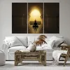Bild auf Leinwand - Leinwandbild - 3 Teile - Meditation Produktbild-Vorschau 6