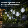 Solar Lichterkette Outdoor 5m 20 LEDs, Kristallkugeln, 2 Produktbild-Vorschau 6