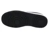 The image shows the sole of a black Nike Court Borough Low Recraft sneaker against a white background. Náhľad obrázku produktu