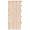 vidaXL Komoda ALTA 77x35x73 cm lite drewno sosnowe Podgląd zdjęcia produktu 5