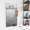 Magnettafel 50x100cm Pinnwand Whiteboard beschreibbar - Produktbild-Vorschau 4