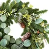 Weihnachtlicher Türkranz ∅ 55 cm wie echt, Tannenkranz & Produktbild-Vorschau 11
