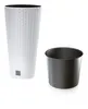 Blumentopf Prosperplast Rato Tubus mit Einsatz weiß 30 cm Produktbild-Vorschau 2