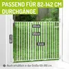 BOMI® Treppenschutzgitter 82-142 cm in Weiß | Ohne Produktbild-Vorschau 2