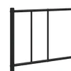 vidaXL Cadre de lit avec tête de lit en métal noir 200x200 Voir les images du produit 9