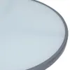 Gartentisch Hellgrau 60 cm Stahl und Glas , Gartentische Produktbild-Vorschau 3