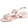topschuhe24 2996 Damen Lack Sandalen Riemchen Sandaletten , Produktbild-Vorschau 2