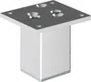 4er Set sossai Aluminium Möbelfüße 100mm in eloxiertem Produktbild-Vorschau 2