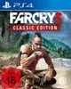 Cover art for Far Cry 3 Classic Edition for PlayStation 4, featuring a character from the game on a tropical island setting. Produktbild-Vorschau