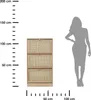 HowHomely | Scarpiera - Cassettiera - 60 x 24 x 113 cm - Anteprima dell’immagine prodotto 12