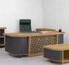 Großer Chefschreibtisch Büromöbel Arbeitszimmer Tisch Produktbild-Vorschau 2