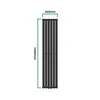 Radiateur tubulaire 'Nore' Noir 160x36cm Simple couche 636W Voir les images du produit 4