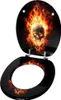 SANILO® WC-Sitz Totenkopf in Flammen, Toilettendeckel Produktbild-Vorschau 4