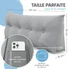 ELONEO Coussin dorsal 120 cm de large, coussin en forme de Voir les images du produit 3
