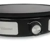 Close-up of a black electric griddle with a silver control dial. Náhľad obrázku produktu