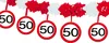 Girlande Verkehrsschild. 50 Jahr/ 4 mtr. Produktbild-Vorschau 2