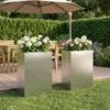 vidaXL Garten-Pflanzgefäß 2 stk. Silber 50 x 40 x 75 cm Produktbild-Vorschau 2