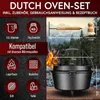 Gusskönig Dutch Oven 4,5 l mit Füßen mit 2in1 Deckelheber Produktbild-Vorschau 2