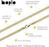 Goldkette Panzerkette Länge 60cm - Breite 6,0mm - 585-14 Produktbild-Vorschau 5