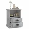 vidaXL Nachttisch Betongrau 43x36x60 cm Produktbild-Vorschau 5