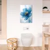 MuchoWow® - Leinwandbilder - Blumen - Blau - Gold - Produktbild-Vorschau 6