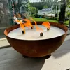 Schwabenfire XXL Outdoorkerze mit Dauerdocht in Edelrost Produktbild-Vorschau 7
