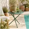 Gartentisch aus Metall, Ø 48 cm Produktbild-Vorschau 5