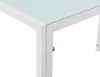 [en.casa] Eettafel met glazen tafelblad, wit Productafbeelding-voorbeeld 3