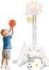 Detské športové centrum 3 v 1: basketbal, futbal, golf Náhľad obrázku produktu 1