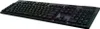 A black Logitech G G915 TKL gaming keyboard with RGB lighting is shown from a diagonal angle against a white background. Produktbild-Vorschau