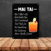 Metallschild in 15x20 cm mit Cocktailrezept für Mai Tai Produktbild-Vorschau 4