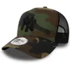 New Era Camo New York Yankees A-Frame Trucker Cap - neyyan wdcblk