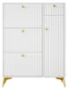 Armoire à chaussures avec 3 portes, 1 tiroir et 1 porte, Voir les images du produit 17