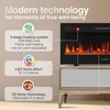 KAMINIO Elektrische haard MARLON - Elektrische 3-in-1 haard Productafbeelding-voorbeeld 3