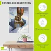ARTland Poster Schneehase Größe: 90x120 cm Produktbild-Vorschau 2