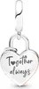 Doppelter Herzschloss Charm von PANDORA aus 925er Silber, Produktbild-Vorschau 3
