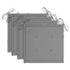 vidaXL Gartenstuhl-Kissen 4 Stk. Grau 50x50x4 cm Produktbild-Vorschau 15
