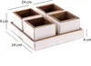 HOLZ AUFBEWAHRUNGSKISTEN "CUBO" | 24x9 cm (BxH), Mahagoni | Produktbild-Vorschau 2