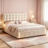 INONEFT Gestoffeerd bed 140x200 cm, boxspringbed met Productafbeelding-voorbeeld 3