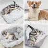 Katzenbett 2 in 1 Flauschig katzenkissen Plš¹sch Weich Produktbild-Vorschau 2