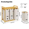 Adel Dream Wäschekorb mit Bambusrahmen, 150 l, 3 Produktbild-Vorschau 3