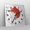 Wanduhr - Quadrat - Glasuhr - Japan Blume Kirschen - Produktbild-Vorschau 4