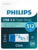 Philips USB 3.2 512 GB Serie Click Gen 1 USB-C Anteprima dell’immagine prodotto 1
