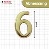 DOMINO Hausnummer Briefkasten Selbstklebend – 6/9 | 3D Produktbild-Vorschau 4