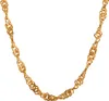Goldkette Singapurkette Halskette Breite 1,2 mm 40 cm 333-8 Produktbild-Vorschau 9