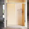 SONNI 120x185cm Porte coulissante douche verre clair Paroi Voir les images du produit 1