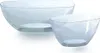 Two clear plastic bowls of different sizes are shown against a white background. Anteprima dell’immagine prodotto
