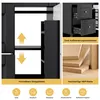 Lavabo da bagno indipendente nero 76x46x86,5 cm con Anteprima dell’immagine prodotto 9