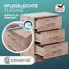 CASARIA Nachttisch mit 3 Schubladen Holz Eiche Produktbild-Vorschau 7